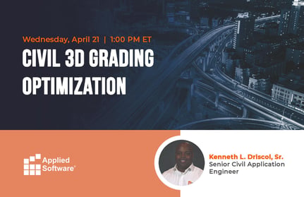 Civil 3d grading optimization